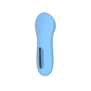 Nouvel appareil de nettoyage du visage sans fil portable, brosse nettoyante faciale en silicone avec fonction chauffante et massage - Product Image 2