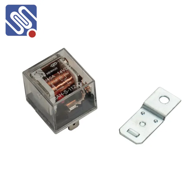 Meishuo MAH-S-112-C-3D 12V 40A Xe Điện Rơ Le Mini Tự Động Tiếp Sức Cho Xe Phụ Tùng Với Trong Suốt Bìa