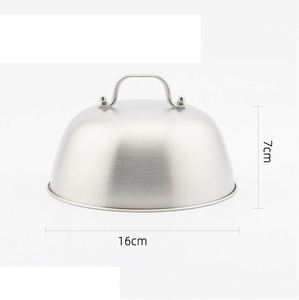 Stainless Steel Grill Melting Burger Dome for <b>BBQ</b> <b>Tools</b> Melting Cheese - Product Image 4