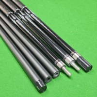 Tongkat Biliar Premium 1/2 Split Maple Fiberglass, Tongkat Biliar Sambungan Baja Tahan Karat Teknologi Tinggi, Profesional untuk Snooker, Cina