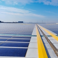 Panneau solaire bipv façade en verre pour bâtiment panneau solaire en verre 220v bipv transparent Tuile solaire bipv personnalisable