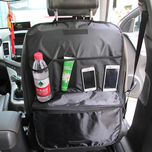 Sac de rangement pour dossier de siège de voiture, tissu Oxford, 4 à 7 compartiments, organisateur multifonctionnel pour utilisation en intérieur de voiture - Product Image 1