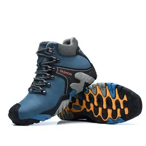 Kış yüksek Top yürüyüş ayakkabıları erkek açık yürüyüş ayakkabıları dağcılık spor avcılık botları