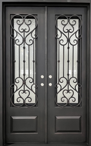 CBMMart Portes <span class=keywords><strong>de</strong></span> <span class=keywords><strong>jardin</strong></span> principales en fer forgé Porte d'entrée <span class=keywords><strong>de</strong></span> villa Porte battante Cour communautaire Porte <span class=keywords><strong>de</strong></span> sécurité en métal à double ouverture - Product Image 6