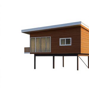 Casa Prefabricada Modular de Acero Ligero para Oficina en Casa, Diseño de Villa con Espacio de Trabajo Dedicado, Vivienda Moderna para Trabajar desde Casa, Impermeable y con Protección Solar - Product Image 1