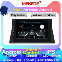 Lecteur multimédia DVD de voiture MEKEDE M100 avec commande vocale Android 9 4 cœurs pour Accord 8 08 autoradio stéréo vidéo système de navigation GPS