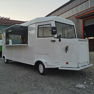 Camion de nourriture mobile au design moderne, chariot de camion de nourriture à gaz <span class=keywords><strong>avec</strong></span> gril et friteuse - Product Image 5