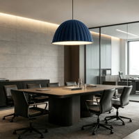 Suspension acoustique en dôme moulé en feutre PET 100% fibre de polyester insonorisant pour plafond, fabrication OEM