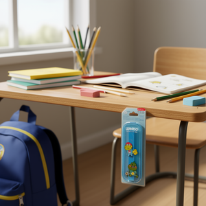 Weibo Pencil Case Plastic Zipper School Office Use Novelty Design - Product Image 2