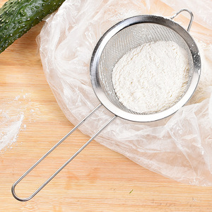 Stainless Steel Fine <b>Mesh</b> <b>Strainer</b> 18041202 For Kitchen Use With Long Handle For Sifting Flour And Filtering Juice Soy Milk - Product Image 1