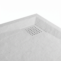 Base de douche moulée DMC HTHP 80*80CM CE 3 niveaux antidérapante non poreuse éco-responsable pour projets européens