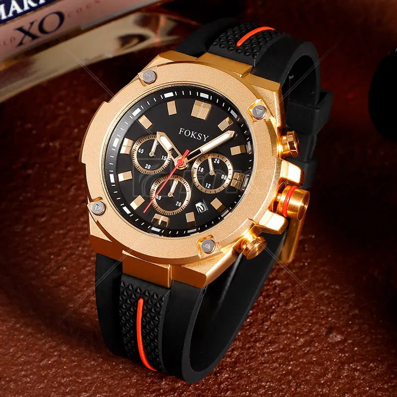 Wholesale Reloj Montre Homme Classic Alloy Wrist Men Fashion Custom Chronograph Quartz Watch Wristwatch for Men
