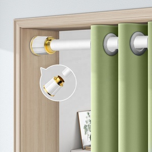 Tringles à rideaux extensibles ARODDY pour hôtel, tringles à rideaux de douche en métal, <span class=keywords><strong>tringle</strong></span> à rideaux de fenêtre réglable à tension unique pour la maison - Product Image 3