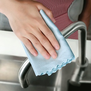 Panno in microfibra ad asciugatura rapida per la pulizia di vetri e finestre, senza aloni, per uso domestico, asciugatura piatti e lucidatura - Product Image 3