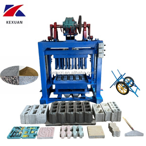 Hochwertige 4-40 Ziegelherstellungsmaschine Geeignet für Mittelständische Unternehmen Zement Nicht-Brennende Blockformmaschine - Product Image 1