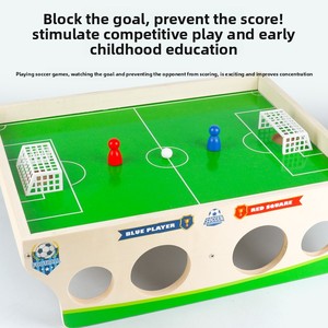 <span class=keywords><strong>Gioco</strong></span> di <span class=keywords><strong>Calcio</strong></span> Balilla in Legno, Blocchi da Costruzione Assemblabili, Figurine Sportive, Campo da Basket, Vendita Transfrontaliera - Product Image 6