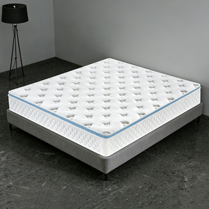 Matelas à ressorts ensachés pleine grandeur pour hôtel et <span class=keywords><strong>appartement</strong></span>, tissu tricoté 300g/m, mousse matelassée douce et confortable - Product Image 1