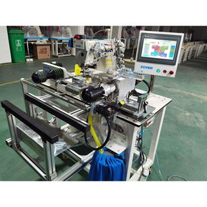 จักรเย็บผ้าฝาดอัตโนมัติรุ่น Zoyer ZY600-35XBDAT พร้อมหน้าจอสัมผัสสำหรับพับชายเสื้อยืด - Product Image 1