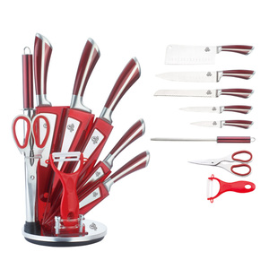 Thiết Kế Mới Hiện Đại 9 Cái Thép Không Gỉ <span class=keywords><strong>Knife</strong></span> <span class=keywords><strong>Set</strong></span> Bếp - Product Image 4