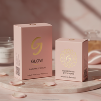 Flacon de parfum vide de luxe haut de gamme avec estampage à chaud doré, style arabe, pour spray de parfum, unité individuelle, et boîte d'emballage en papier