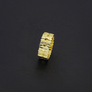 Anillos de Dedo de Latón Chapado en Oro de 24K, Estilo Clásico para Mujer, Marca JXX, Buen Precio, Venta al Por Mayor - Product Image 4