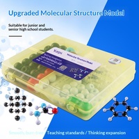 Modelo de Estructura Molecular Orgánica Química con Bolas y Barras, Material Didáctico para Estudiantes de Secundaria, Equipo de ADN