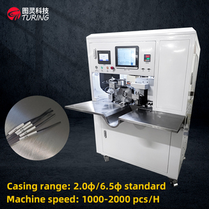 Máquina de marcado láser e inserción de tubos numéricos y prensadora de doble extremo con cable de - Product Image 3