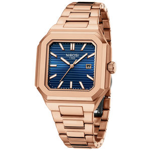 นาฬิกาข้อมือผู้ชาย รุ่นคลาสสิค 2689 ขนาด 43 มม. แฟชั่นธุรกิจ สายสแตนเลส หน้าปัดควอตซ์เซี่ยงไฮ้ กระจกอัลลอย - Product Image 3