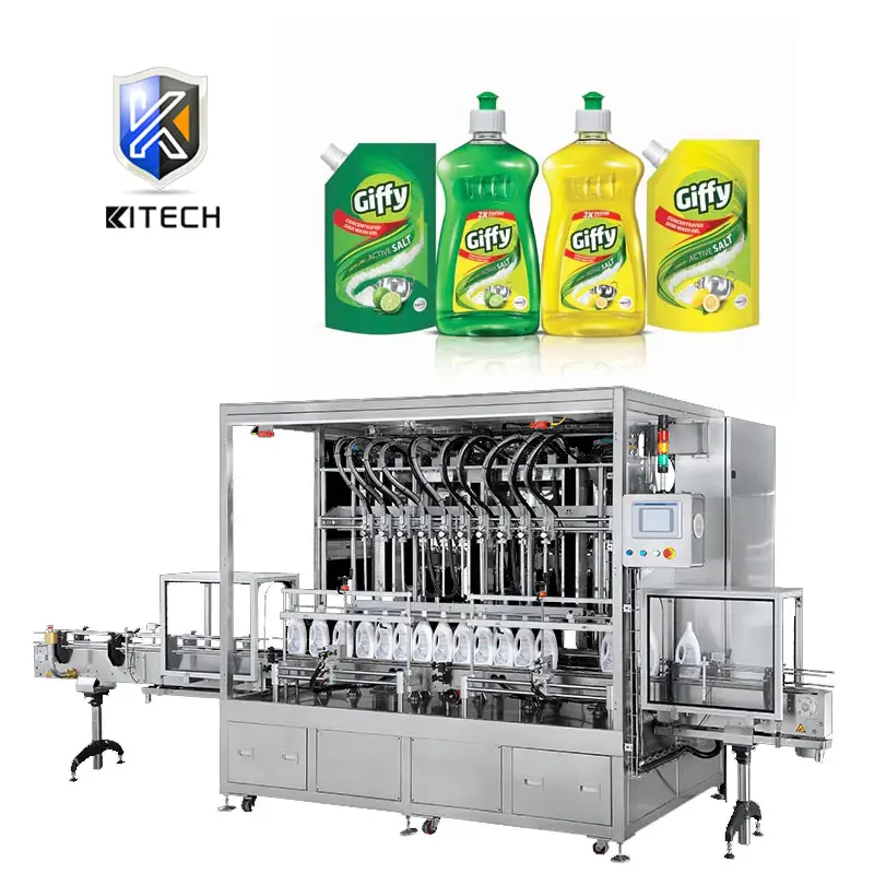 Kl 1l 2l 3l 5l máquina de lavar louça, líquido automático, enchimento, fabricante de máquina de etiquetas