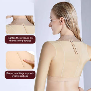 Damen Formgebende Atmungsaktive Armformer-Tops Shapewear Übergröße Push-Up BH-Stil - Product Image 3