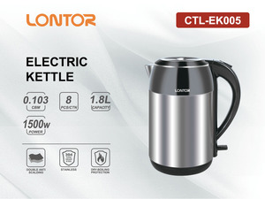 <span class=keywords><strong>Bouilloire</strong></span> électrique en acier Portable Double couche Pot de santé Anti-brûlure Contrôle automatique de la <span class=keywords><strong>température</strong></span> Garder au chaud Utilisation domestique - Product Image 2