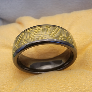 Smart Wearable NFC Ring T5577 NTAG216 Ceramic IP68 Waterproof Yellow Gold Finger Ring <b>for</b> Android iOS Mobile <b>Phone</b> Door Access - Product Image 4