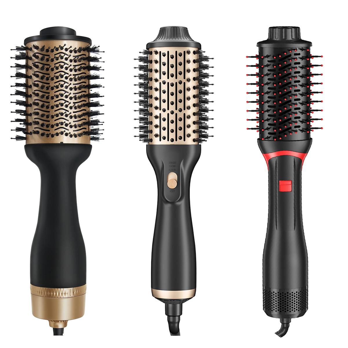 Профессиональная одноразовая щетка для сушки волос Revlon, щетка для объема горячего воздуха, Фен-расческа