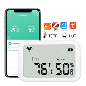 ZB-191 Tuya, Sensor de Temperatura y Humedad Zigbee, Detector de Humedad Interior, Termómetro, Sensor de Automatización del Hogar Inteligente - Product Image 1