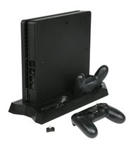 Support Vertical noir pour Console Playstation 4, avec Station 3usb, Station de recharge, refroidisseur, ventilateur