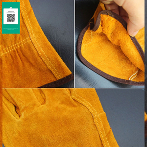 Premium Grade Cowhide Split Leather Safety <b>Gloves</b> High Performance Industrial Working <b>Gloves</b> - Product Image 4