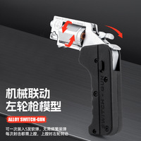 Le Nouveau Pistolet-Jouet Pliant en Alliage Tire des Balles Souples Revolver Enfant Garçon