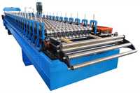 Máquina Formadora de Rollos de Techo Metálico Corrugado de Zinc de Larga Duración y Precio Competitivo para Construcción de Granjas y Talleres en Sudáfrica