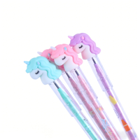 Crayon éternel sans taille-crayon, sans copeaux, avec embout animal mignon, en plastique, pour enfants, étudiants, écriture quotidienne, logo personnalisé
