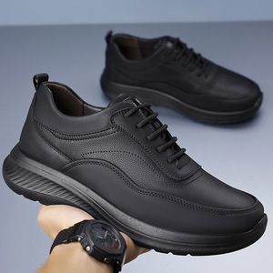 รองเท้าโลฟเฟอร์หนังน้ำหนักเบาสำหรับผู้ชายชิโลวาพื้นรองเท้ายางส้นเตี้ยสวมใส่สบายๆ สำหรับการพักผ่อน - Product Image 2