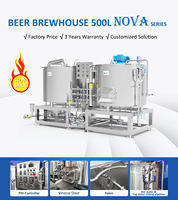 Système de brassage artisanal commercial 3.5BBL SUS304 à 2 cuves, équipement de brassage personnalisable contrôlé par PID pour brasserie artisanale
