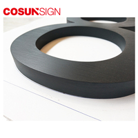 Enseignes de numéros de maison flottantes en métal COSUN pour extérieur, au design moderne, personnalisables pour appartements et hôtels