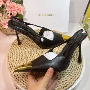 Scarpe Eleganti Talons Chic con Cinturino Posteriore, Punta Chiusa, Sexy Tacchi Neri con Fiocco per Donne e Signore - Product Image 6