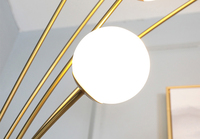 Lampadaire de luxe léger style Planète, Lampe de pêche, pour salon près du canapé, ou lampe sur pied postmoderne pour chambre à coucher à la tête du lit