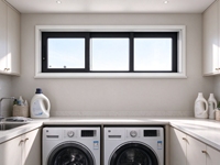 Fenêtre coulissante horizontale en aluminium à cadre noir AS2047, pré-usinée pour s'adapter aux profilés en bois standard australiens / sous-cadres en bois