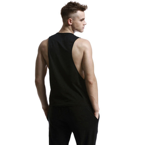 Nouveaux débardeurs de sport pour hommes, coupe ajustée, 100% coton, personnalisables avec logo, prix usine. - Product Image 2