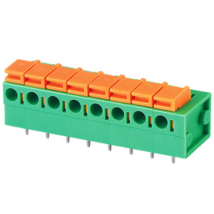 Bloque de terminales de PCB de cobre tipo resorte KF142R-5.08 para electrónica de iluminación, 22-14AWG, 10A, 2-24P, con tornillo, venta directa de fábrica - Product Image 1