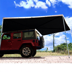 <span class=keywords><strong>Toldo</strong></span> Lateral para Coche de 270 Grados, Carpa de Techo Abrible para Camping con Gran Espacio, Impermeable, Poliéster 3000mm - Product Image 3