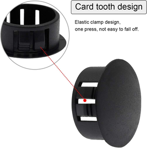Bouchon obturateur en nylon pour trous, capuchon de protection en plastique, cache-vis, insert d'obturation pour extrémités 5/6/8/10/12/14/16/19/20/22/25/30~50mm - Product Image 4