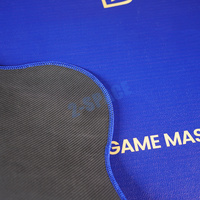 Tapis de Mahjong américain sur mesure (taille/couleur/logo), à bords festonnés, résistant à l'usure, pour soirées jeux de société en famille, couverture de table de jeu de cartes de poker pour soirées jeux
